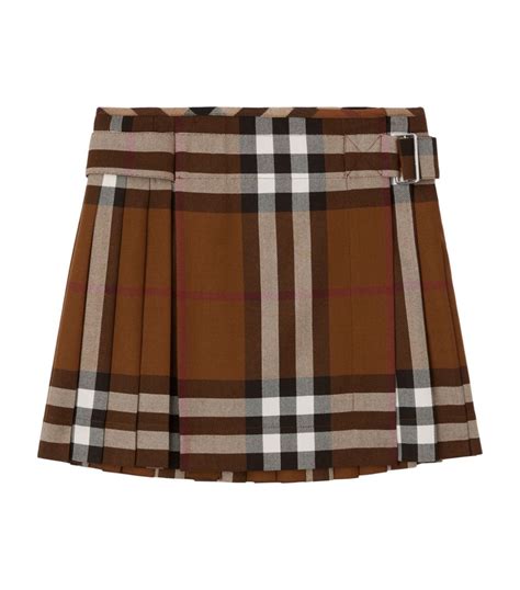 burberry inspired plaid skirt|burberry check wool pleated skirt.